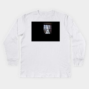 Barred And Ghostly Kids Long Sleeve T-Shirt